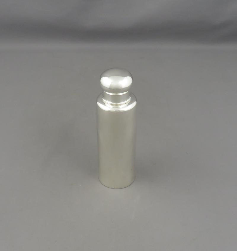 Pair of Tiffany Sterling Silver Cologne Bottles