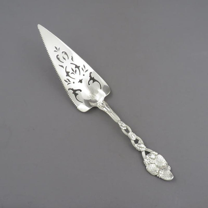 Tiffany Strawberry Pierced Silver Pie Slice - JH Tee Antiques