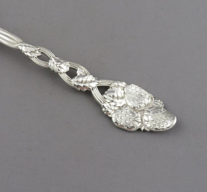 Tiffany Strawberry Pierced Silver Pie Slice - JH Tee Antiques