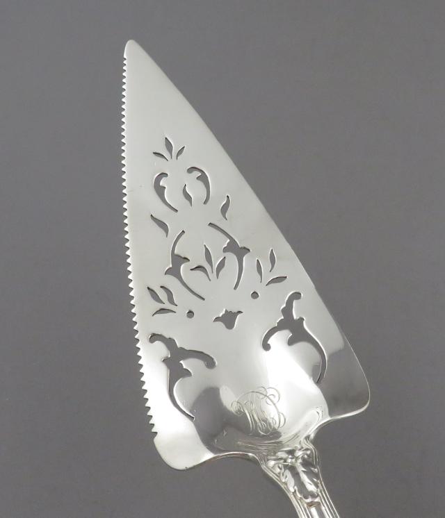 Tiffany Strawberry Pierced Silver Pie Slice - JH Tee Antiques