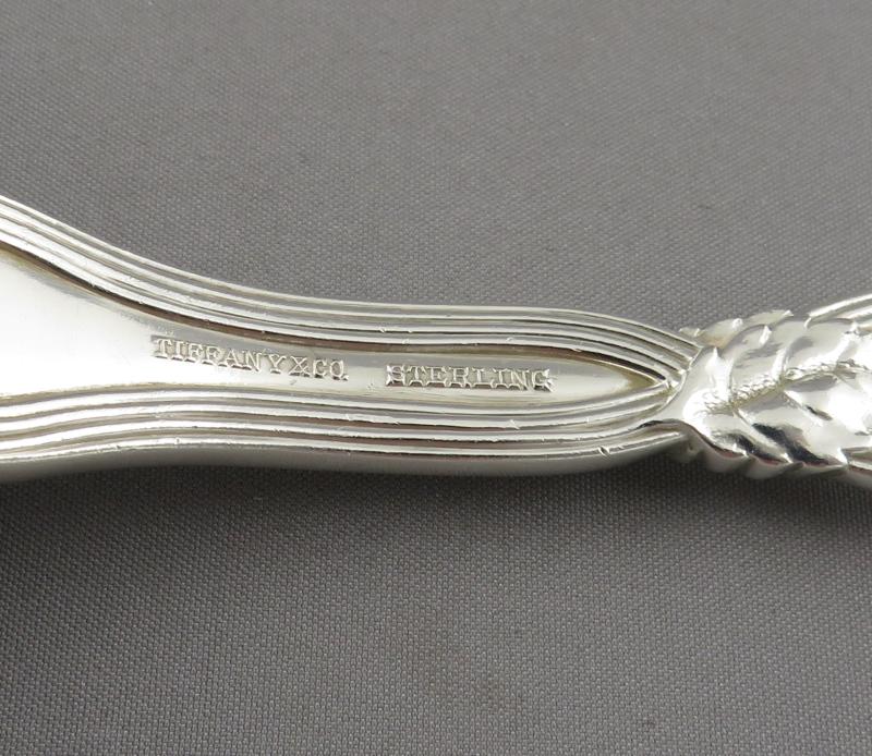 Tiffany Strawberry Vine Silver Berry Spoon - JH Tee Antiques