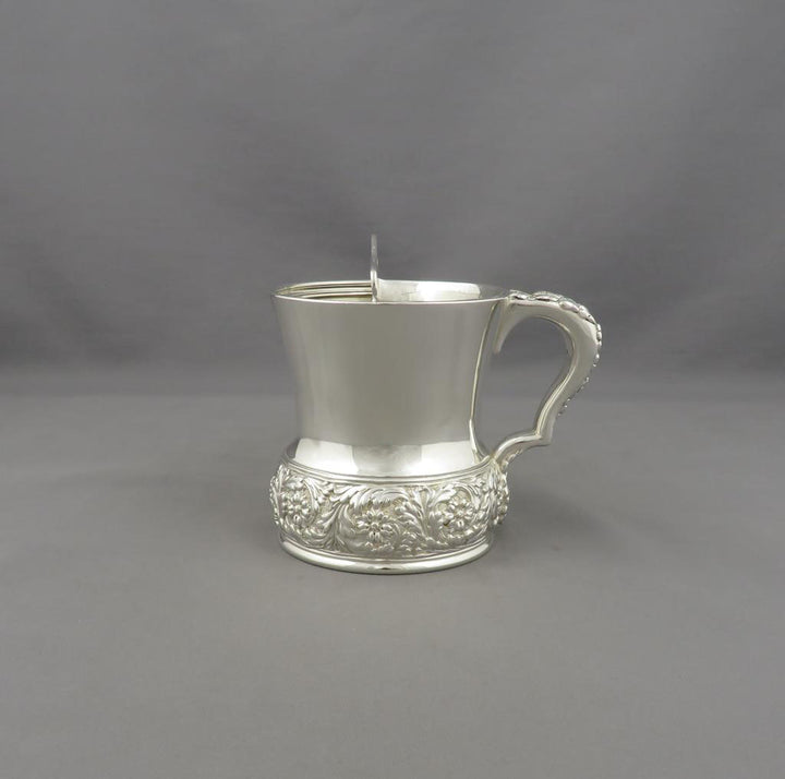Tiffany Sterling Silver Shaving Mug - JH Tee Antiques