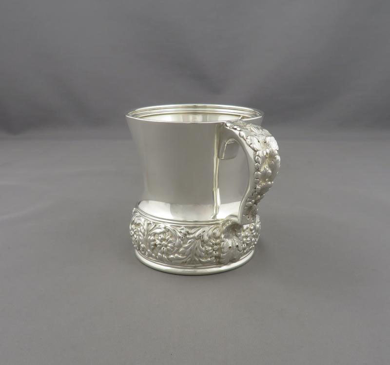 Tiffany Sterling Silver Shaving Mug - JH Tee Antiques