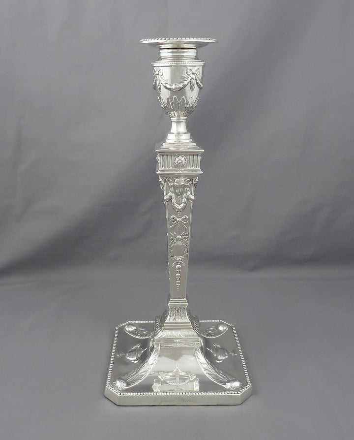 Victorian Adam Style Candlesticks - JH Tee Antiques