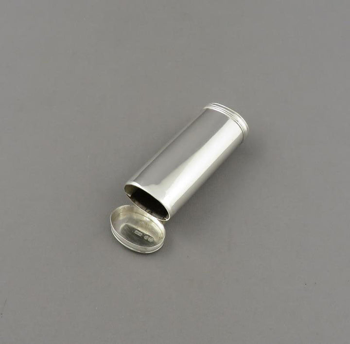 Victorian Silver Nutmeg Grater - JH Tee Antiques
