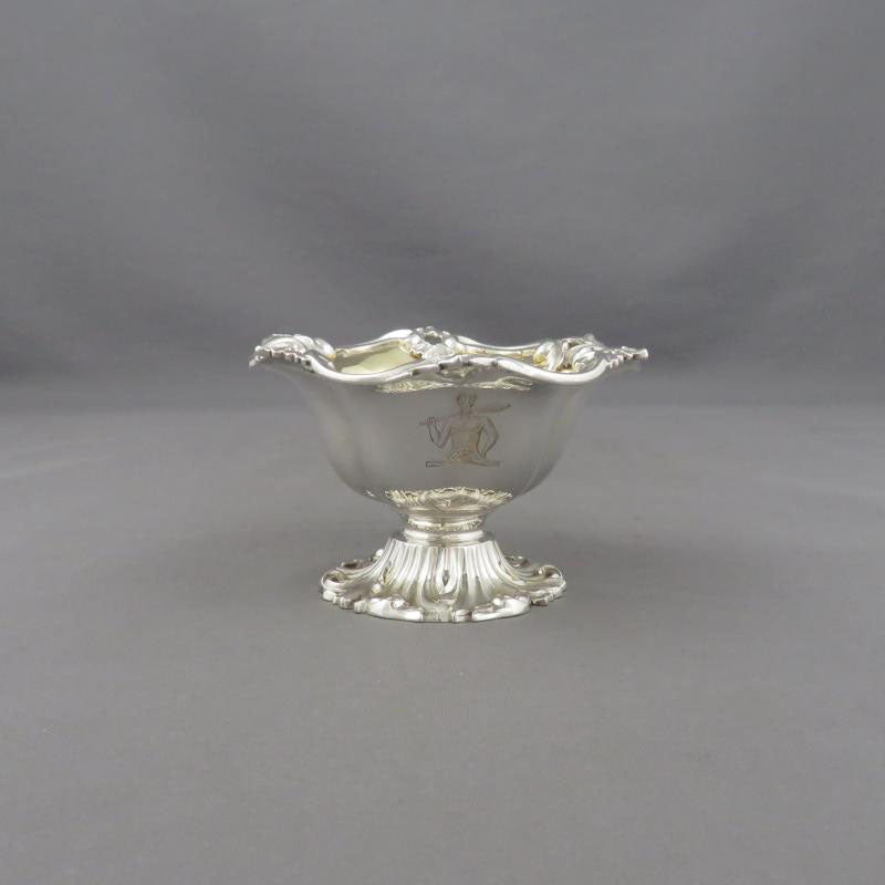 Pair of Victorian Sterling Silver Salts - JH Tee Antiques