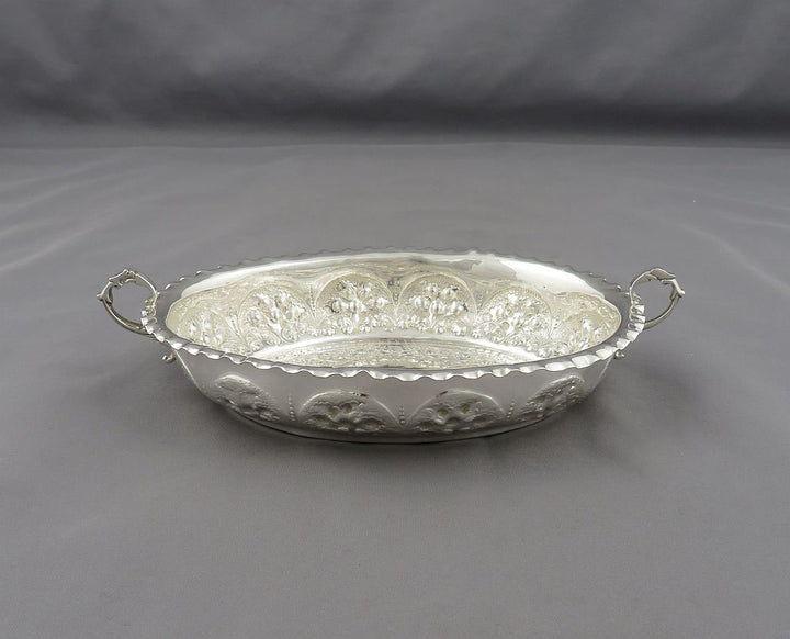Victorian Silver Bon Bon Dish - JH Tee Antiques