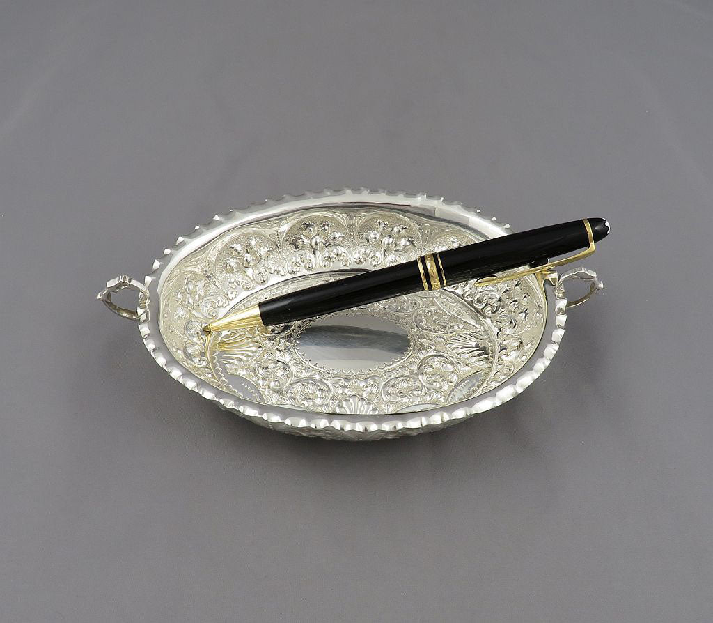 Victorian Silver Bon Bon Dish - JH Tee Antiques