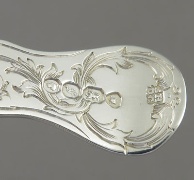 Victorian Silver Tea Caddy Spoon - JH Tee Antiques