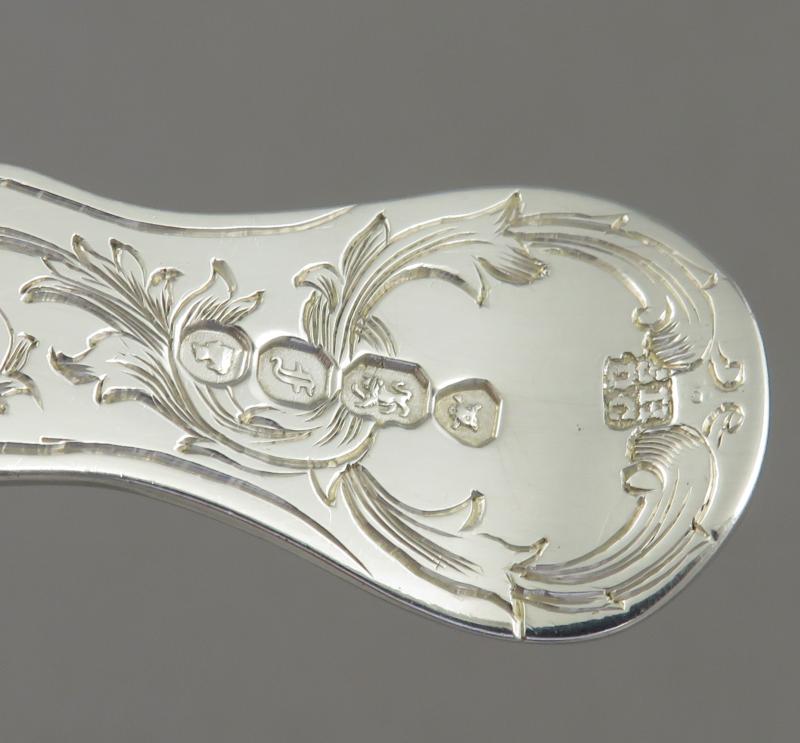 Victorian Silver Tea Caddy Spoon - JH Tee Antiques