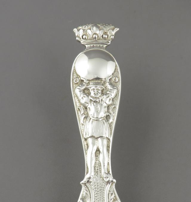 Ornate Victorian Sterling Silver Chamberstick - JH Tee Antiques