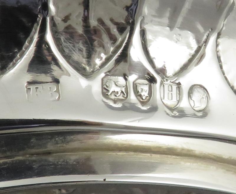 Ornate Victorian Sterling Silver Chamberstick - JH Tee Antiques
