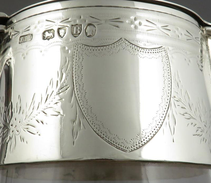 Victorian Silver Claret Jug - JH Tee Antiques