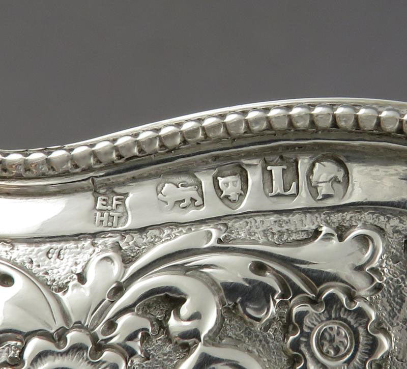 Victorian Sterling Silver Claret Jug - JH Tee Antiques