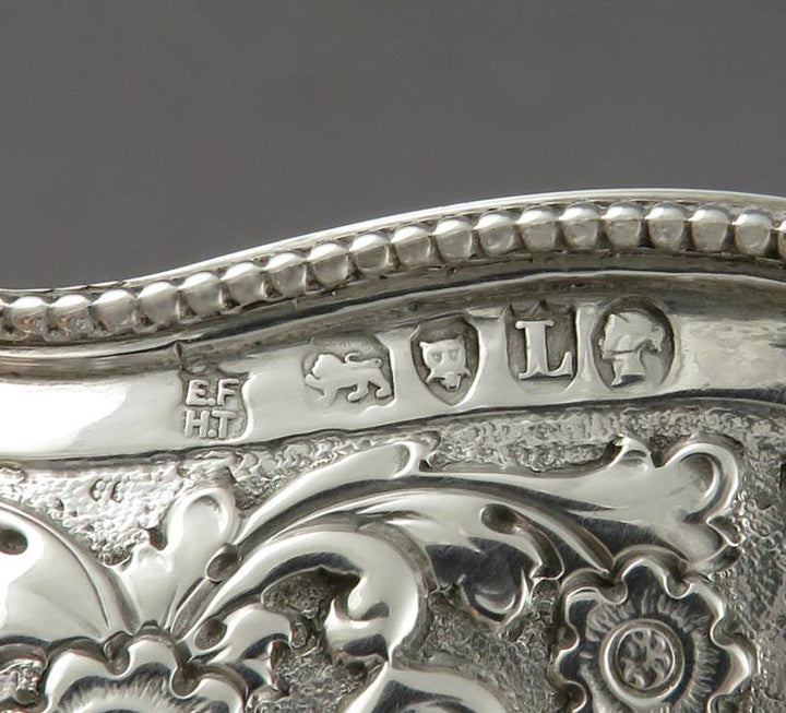 Victorian Sterling Silver Claret Jug - JH Tee Antiques