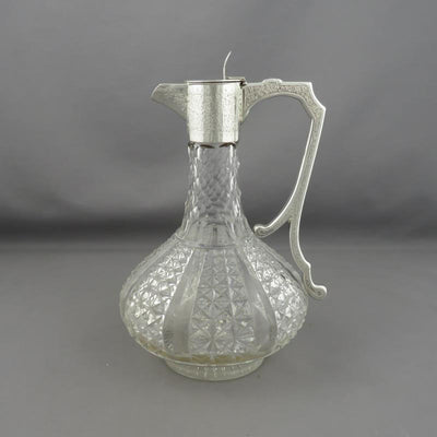 Victorian Silver Claret Jug - JH Tee Antiques