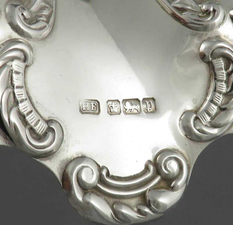 Edwardian Sterling Silver Comport - JH Tee Antiques