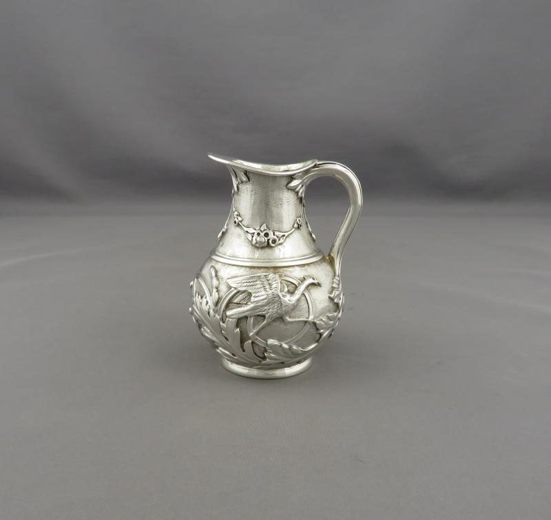 Victorian Silver Cream Jug - JH Tee Antiques