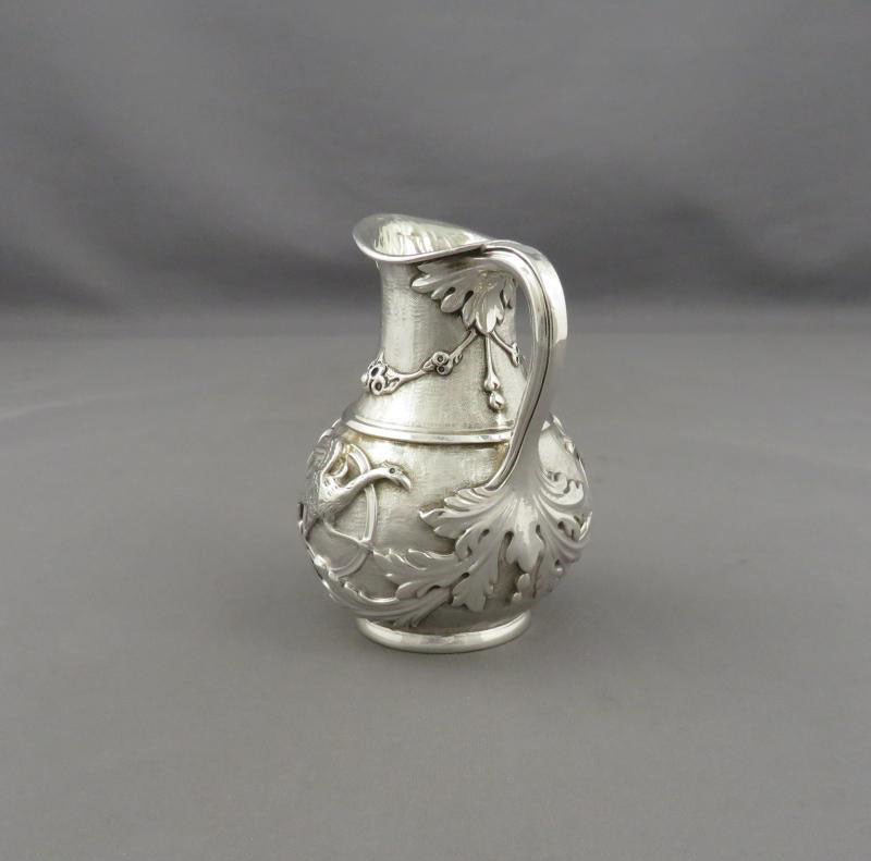 Victorian Silver Cream Jug - JH Tee Antiques