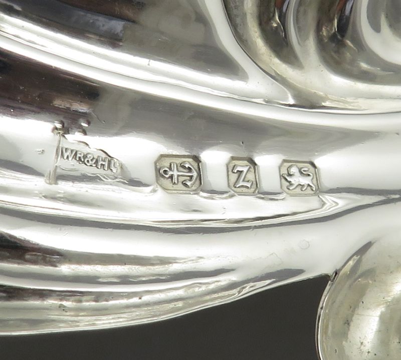 Victorian Sterling Silver Dessert Dish - JH Tee Antiques