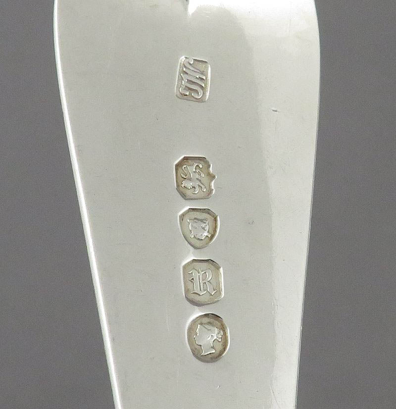 Victorian Old English Silver Flatware Service
