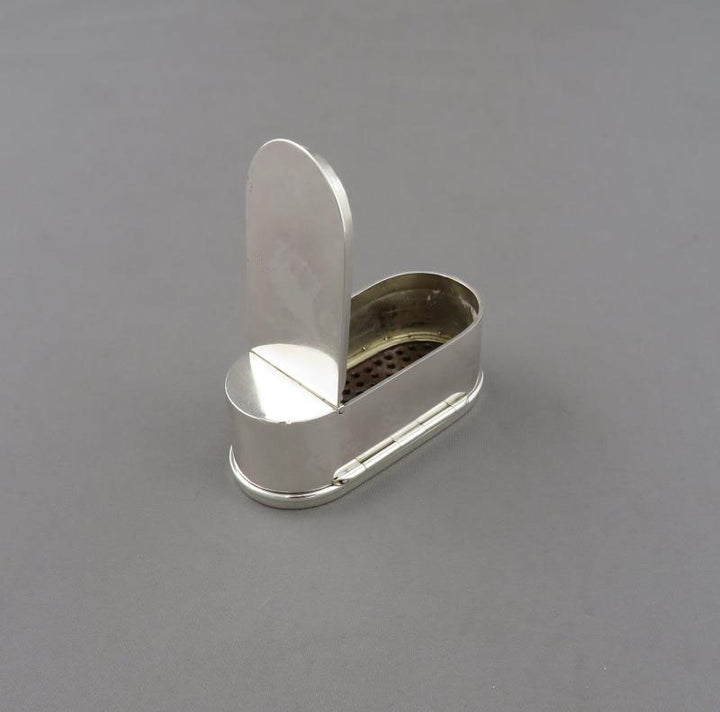 Colonial Silver Nutmeg Grater - JH Tee Antiques