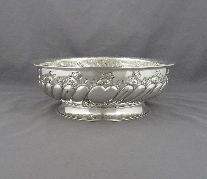 Victorian Sterling Silver Rose Bowl - JH Tee Antiques