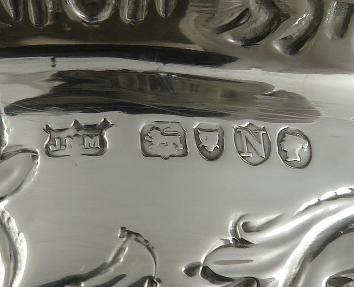 Victorian Sterling Silver Rose Bowl - JH Tee Antiques