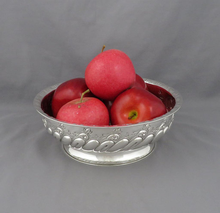 Victorian Sterling Silver Rose Bowl - JH Tee Antiques