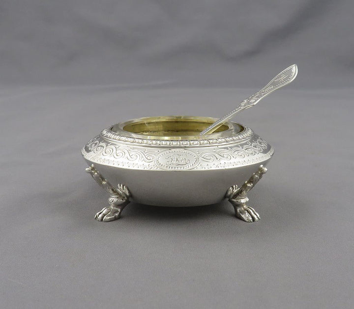 Set of Four Victorian Sterling Silver Salts