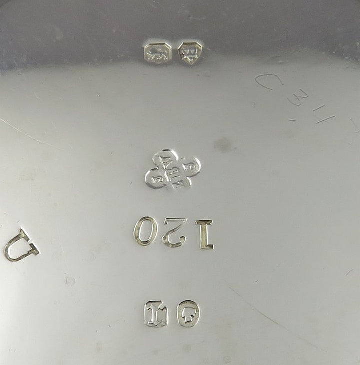 Set of Four Victorian Sterling Silver Salts