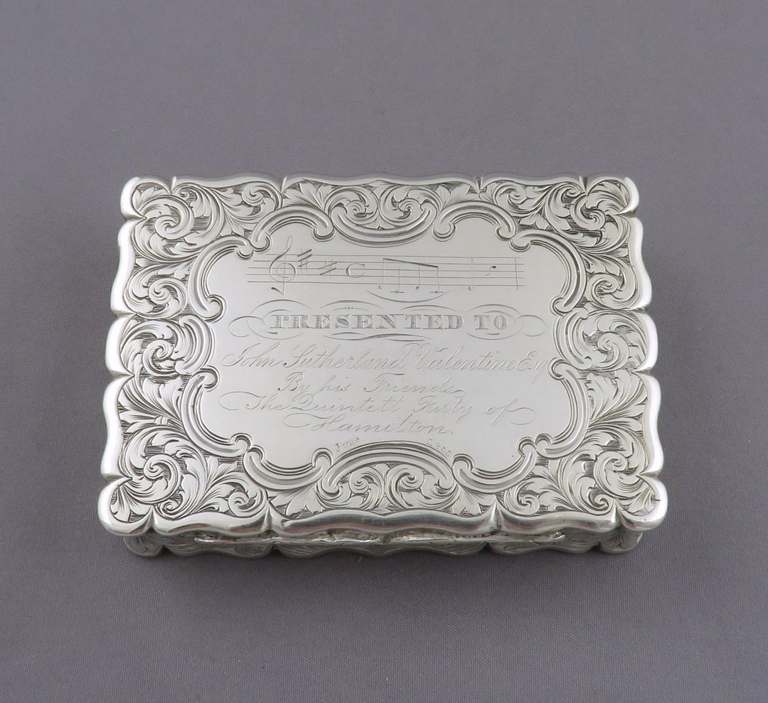 Victorian Silver Snuff Box