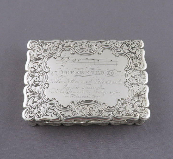 Victorian Silver Snuff Box