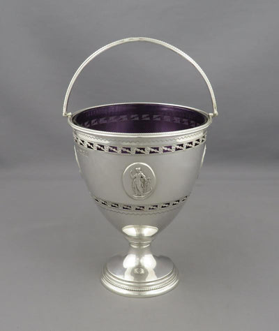 English Sterling Silver Sugar Vase - JH Tee Antiques