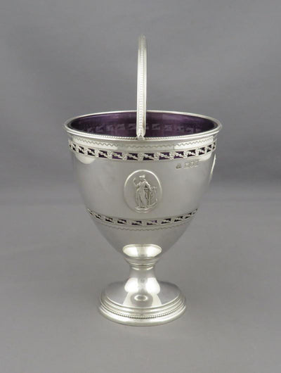 English Sterling Silver Sugar Vase - JH Tee Antiques