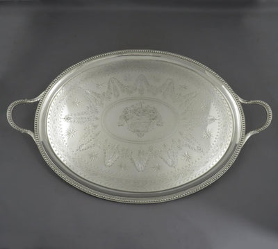 Victorian Sterling Silver Tray