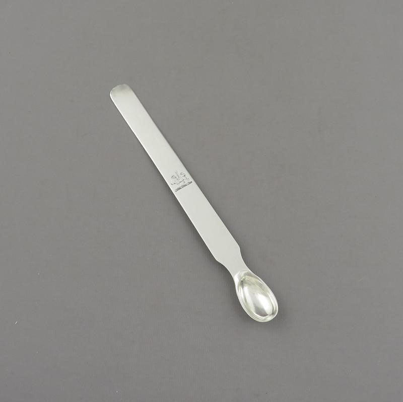 Victorian Silver Tongue Depressor - JH Tee Antiques