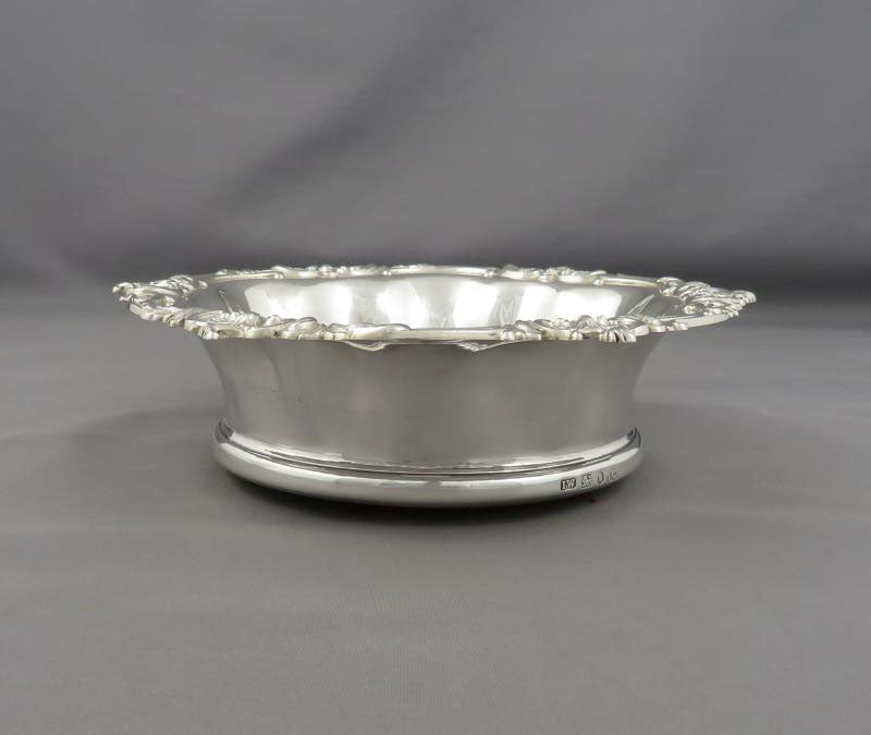 Victorian Sterling Silver Wine Coasters - JH Tee Antiques