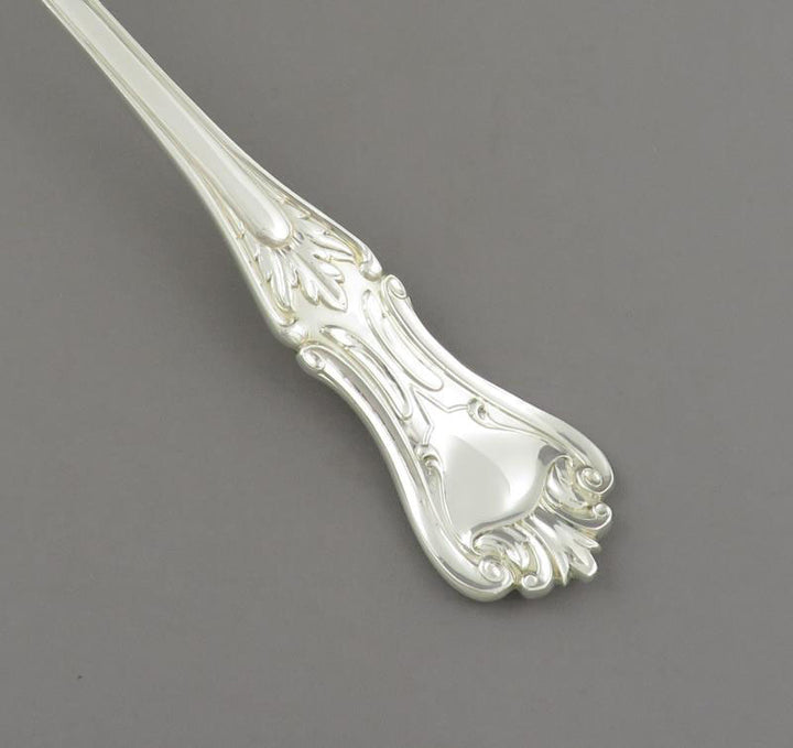 Victorian Silver Soup Ladle - JH Tee Antiques