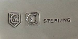 William Carmichael Canadian Silversmith hallmark, CM in shield