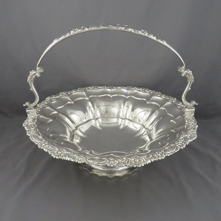William IV Sterling Silver Cake Basket