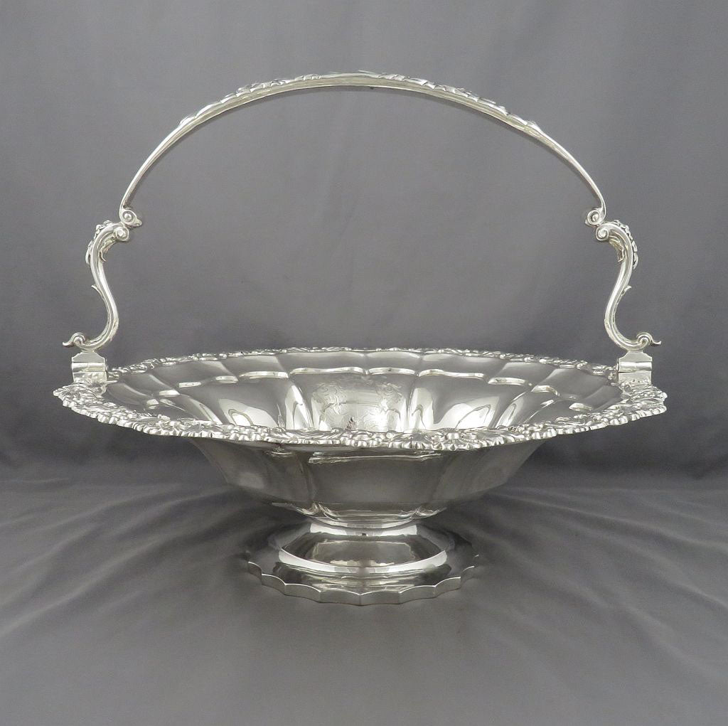 William IV Sterling Silver Cake Basket