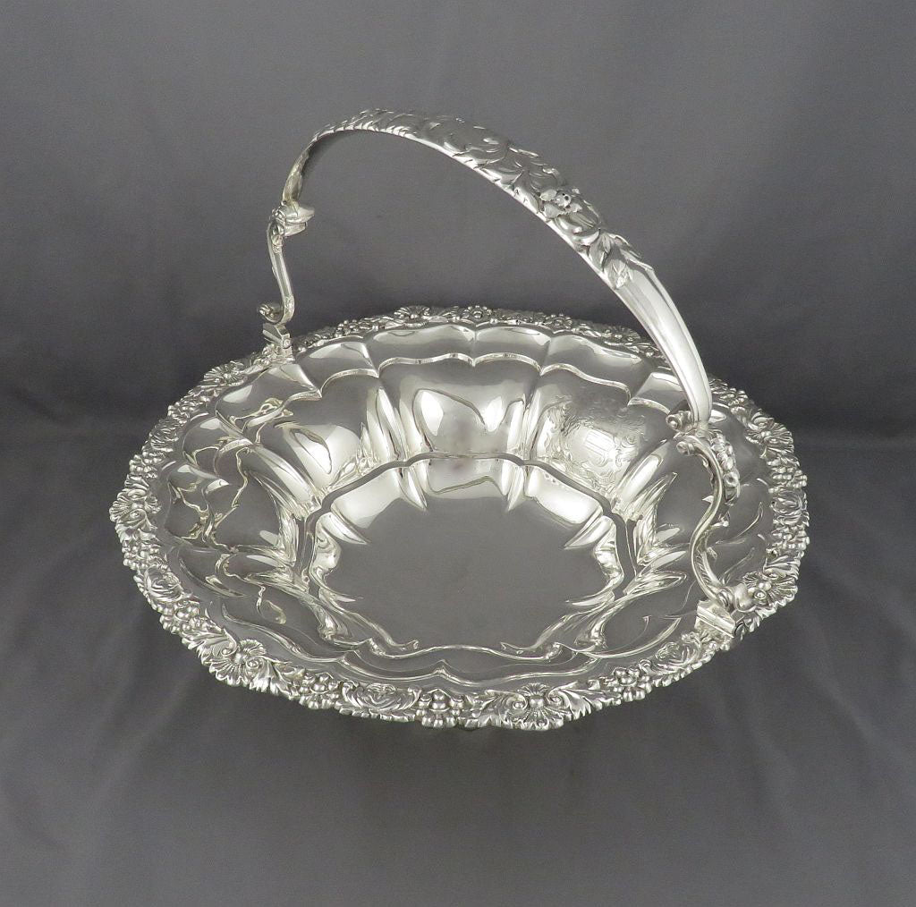 William IV Sterling Silver Cake Basket