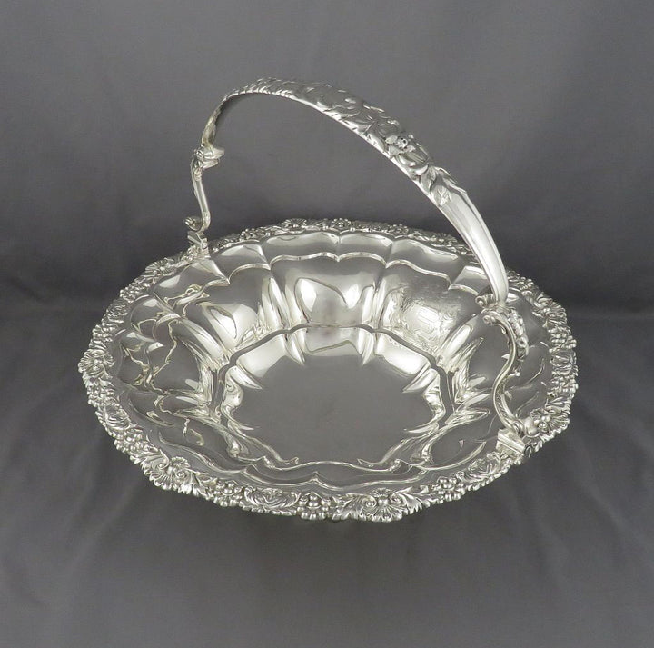 William IV Sterling Silver Cake Basket