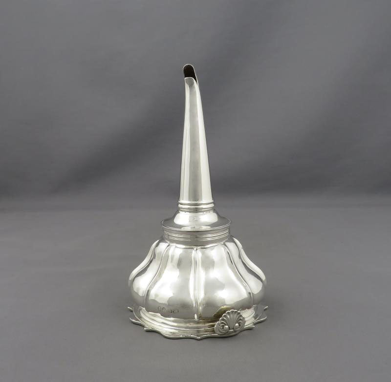 William IV Sterling Silver Wine Funnel - JH Tee Antiques