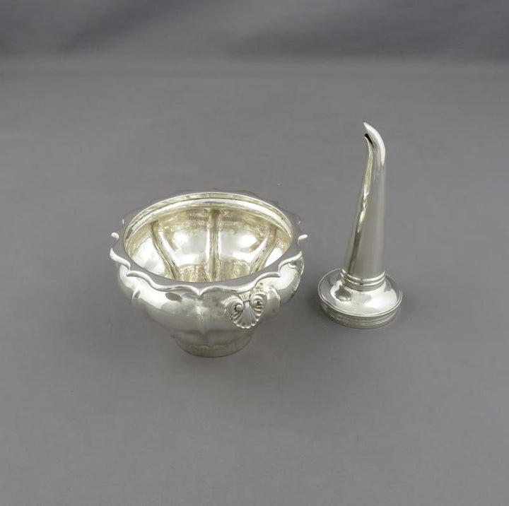 William IV Sterling Silver Wine Funnel - JH Tee Antiques