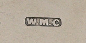 Maker's mark for silversmith William Maurice Carmichael of Victoria c. 1920, W.M.C