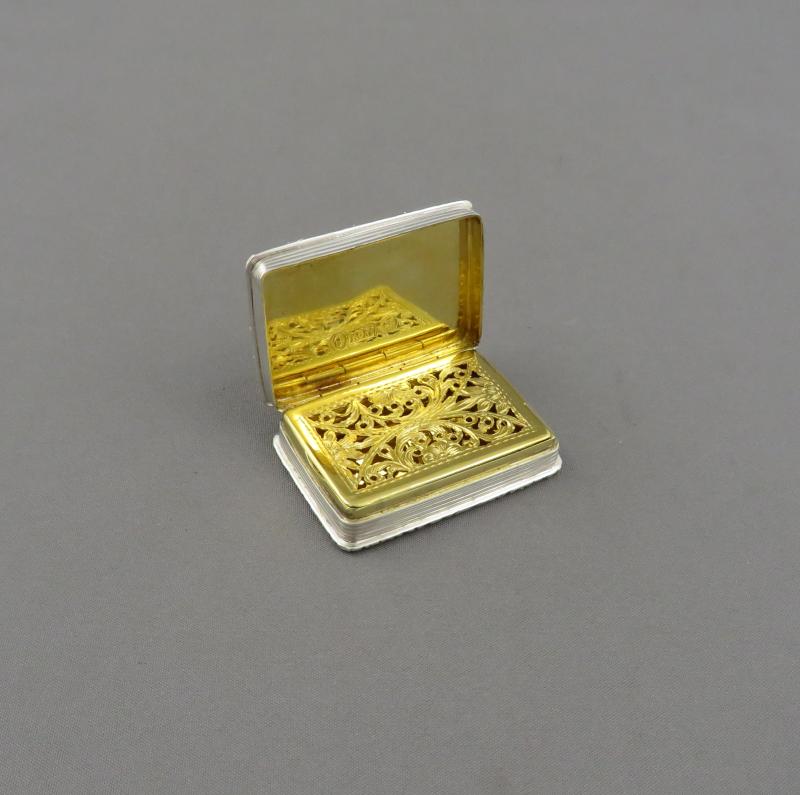 Windsor Castle Silver Vinaigrette - JH Tee Antiques