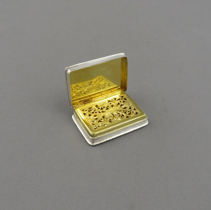 Windsor Castle Silver Vinaigrette - JH Tee Antiques