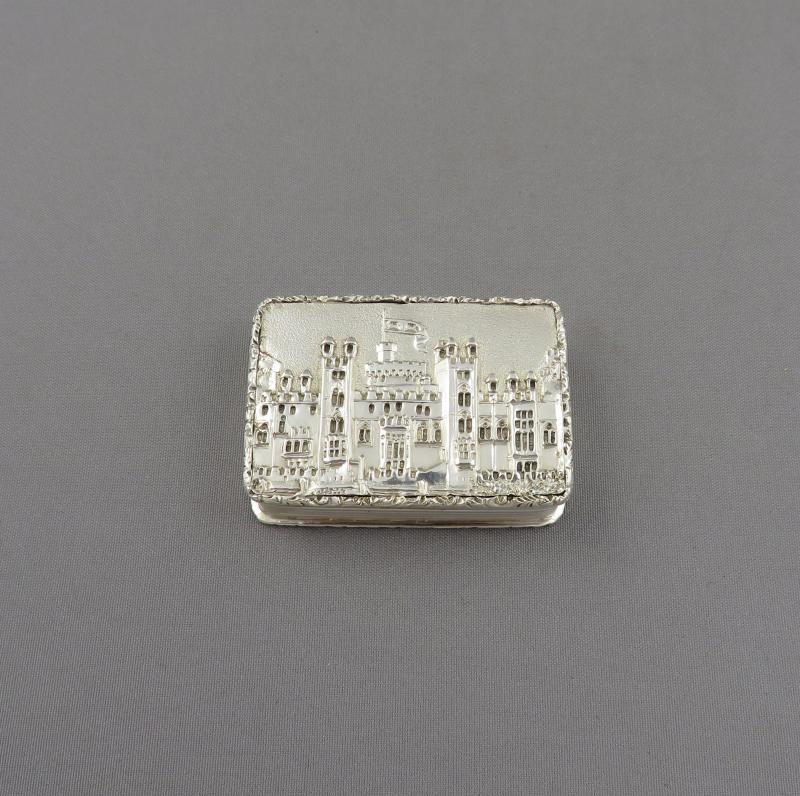 Windsor Castle Silver Vinaigrette - JH Tee Antiques